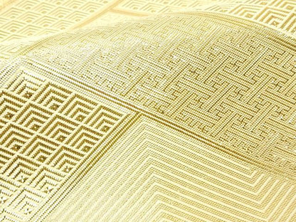 平和屋本店▼全通柄袋帯　吉祥文　純金佐賀錦　正絹　逸品　DABI4740sf