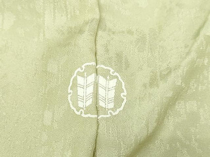平和屋着物▽訪問着　単衣　友禅　枝花文　暈し染め　ロング丈　正絹　逸品　DABI4800sf