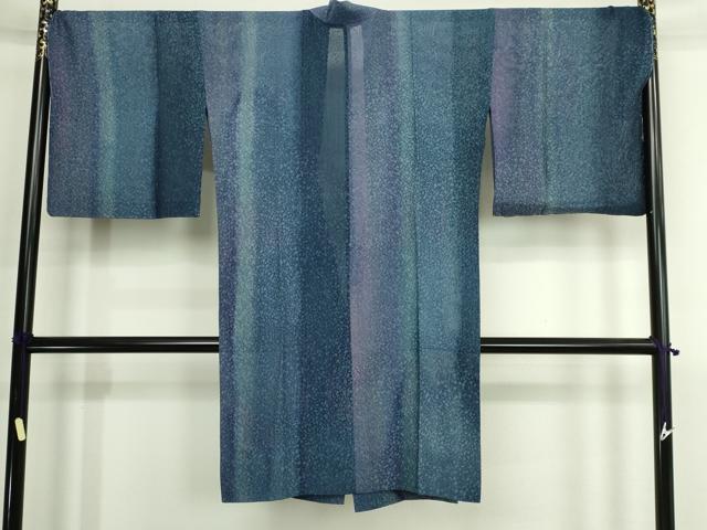 平和屋着物▽道中着　スリーシーズン　春夏秋　塵除け　霞文　正絹　逸品　DABI4809sf
