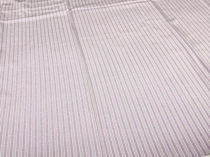 平和屋着物▽男性　小紋　単衣　間道　正絹　逸品　DABI4811sf