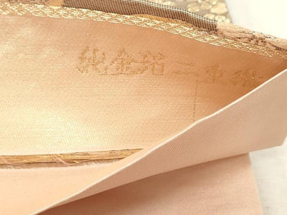 平和屋本店▼六通柄袋帯　装匠錦　純金箔二重織　正絹　逸品　DABI4870sf