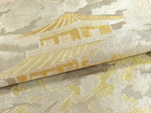 平和屋本店▼佐賀錦　六通柄袋帯　古都の四季　弐拾四金九百錦　正絹　逸品　DABI4888sf