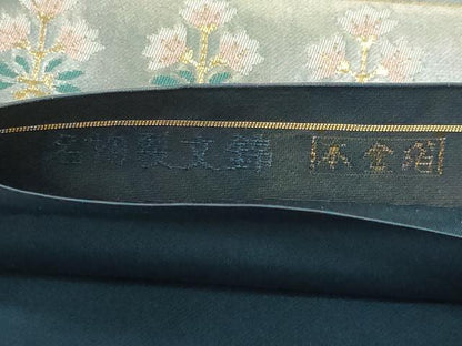 平和屋本店▼六通柄袋帯　名物裂文錦　本金箔　正絹　逸品　DABI4990sf