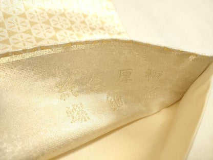 平和屋本店▼太鼓柄袋帯　螺鈿箔　平脱　花鳥文　純金厚板　正絹　逸品　DABI5069op