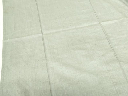 平和屋着物▽結城紬　単衣　秘色色　正絹　逸品　DABI5111op