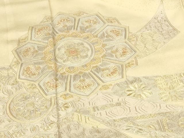 平和屋着物●中国三大刺繍　スワトウ刺繍　汕頭刺繍　相良刺繍　総刺繍　訪問着　花熨斗文　金彩　正絹　逸品　DABI5112op