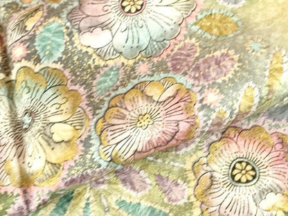 平和屋着物●訪問着　絞り　辻が花　暈し染め　金彩　正絹　逸品　DABI5116op