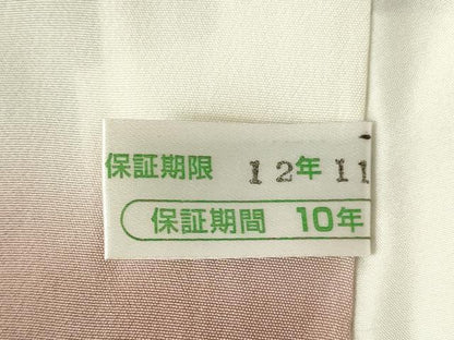 平和屋着物●訪問着　螺鈿　笹竹文　暈し染め　金銀彩　正絹　逸品　DABI5123op