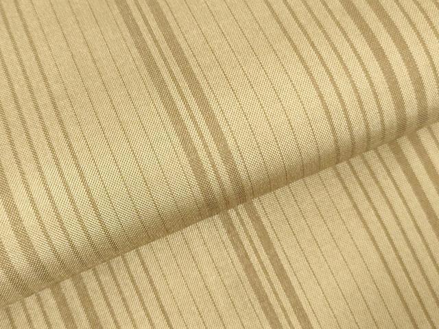 平和屋着物●本場縞大島紬　間道　正絹　逸品　DABI5129op