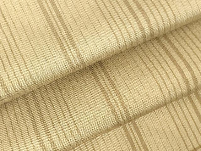 平和屋着物●本場縞大島紬　間道　正絹　逸品　DABI5129op