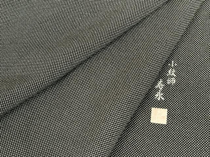 平和屋着物●小紋師　寿永　江戸小紋　行儀　正絹　逸品　DABI5131op