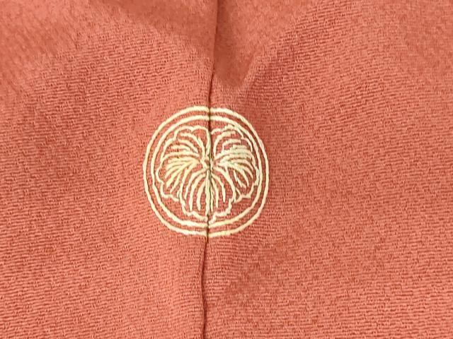 平和屋着物●中国三大刺繍　相良刺繍　総刺繍　訪問着　花松丸文　ロング丈　正絹　逸品　DABI5150op