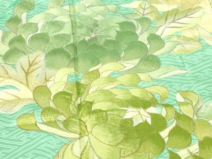 平和屋着物▼豪華振袖　総刺繍　乱菊　金銀糸　正絹　逸品　DABI5158op