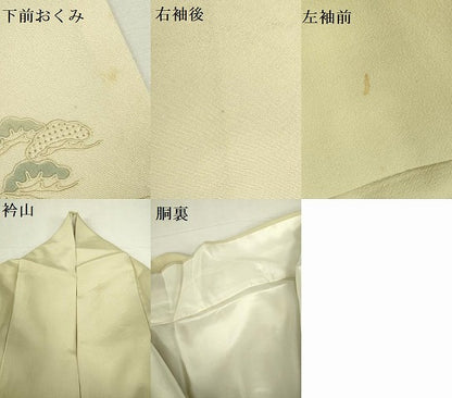 平和屋着物▼中国三大刺繍　スワトウ刺繍　汕頭刺繍　総刺繍　訪問着　風景花文　暈し染め　正絹　逸品　DABI5162op
