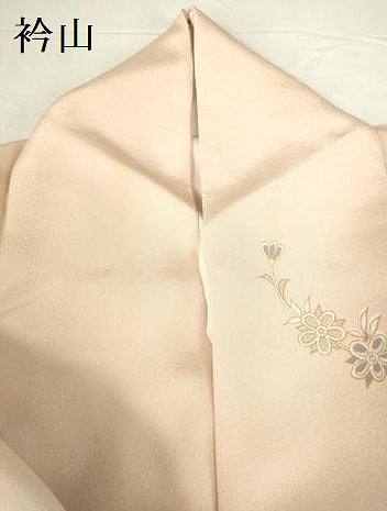 平和屋着物●訪問着　駒刺繍　更紗花唐草文　暈し染め　金彩　正絹　逸品　DABI5165op
