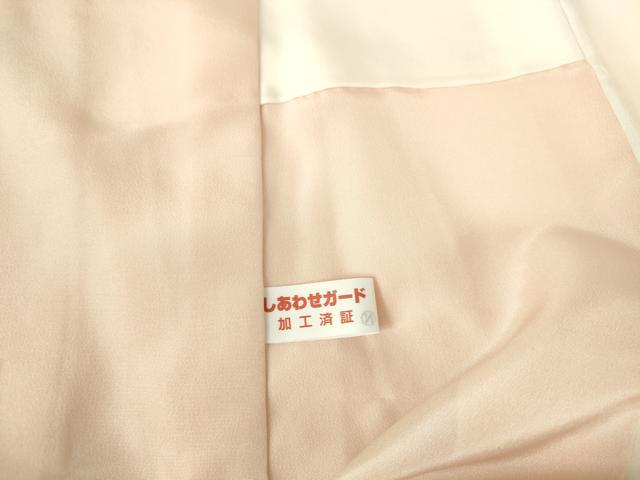 平和屋着物●訪問着　駒刺繍　更紗花唐草文　暈し染め　金彩　正絹　逸品　DABI5165op