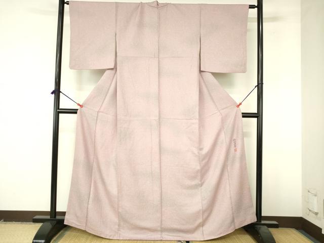平和屋着物●横井孝章　小紋　霞文　暈し染め　正絹　逸品　DABI5172op