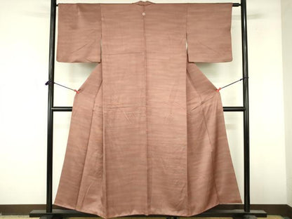 平和屋着物●上質な小紋　霞文　暈し染め　正絹　逸品　DABI5174op