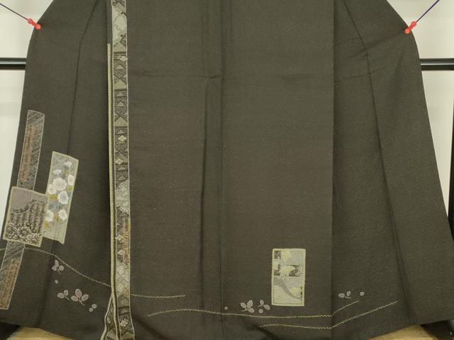 平和屋着物●訪問着　辻が花　金彩　金通し地　正絹　逸品　DABI5189op