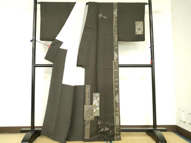 平和屋着物●訪問着　辻が花　金彩　金通し地　正絹　逸品　DABI5189op