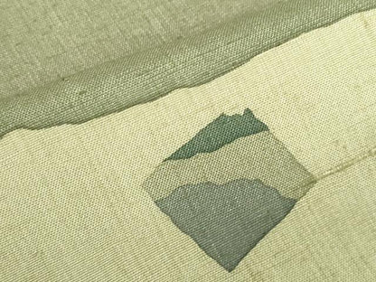 平和屋着物●訪問着　紬地　刺繍　箔散らし　正絹　逸品　DABI5203op
