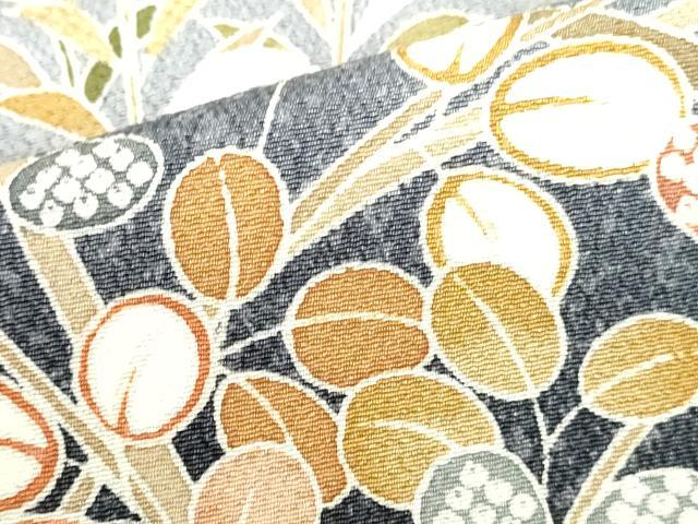 平和屋着物●訪問着　作家物　駒刺繍　霞草花文　暈し染め　金彩　正絹　逸品　DABI5204op