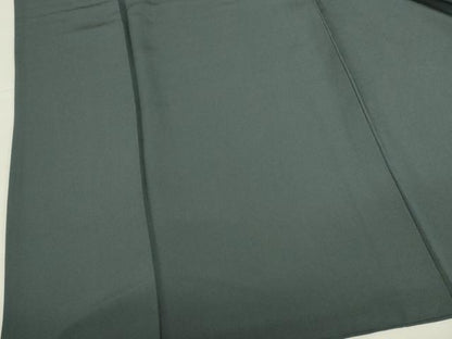 平和屋着物●上質な色無地　羊羹色　ロング丈　正絹　逸品　DABI5209op