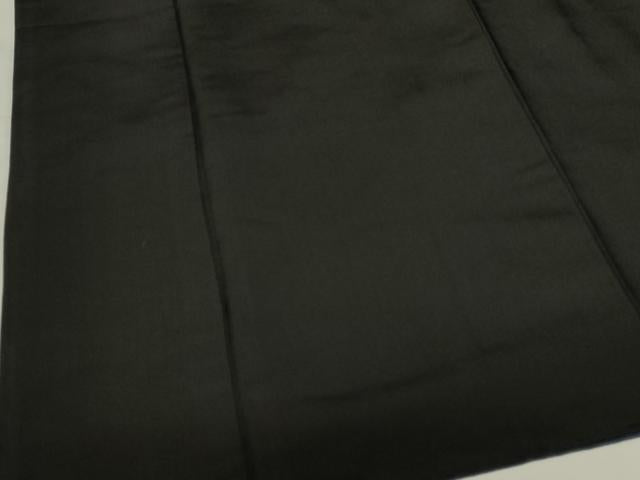 平和屋着物●男性 黒紋付・羽織セット 正絹 逸品 DABI5221op