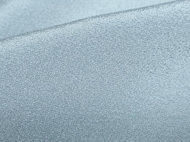 平和屋着物●上質な色無地　南天染　緋翔　薄青色　反端付き　正絹　逸品　未使用　DABI5227op