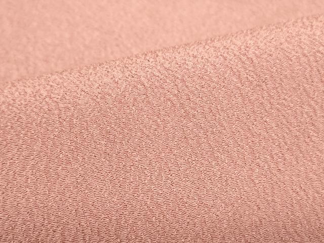 平和屋着物●洗える最高級着物　＜英＞はなぶさ謹製　色無地　薄紅色　洗える着物　DABI5230op