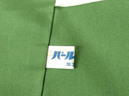 平和屋着物●本塩沢　やまだ織　訪問着　染色作家　桐村博　霞文　暈し染め　正絹　逸品　DABI5244op