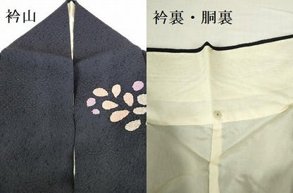 平和屋着物●訪問着　絞り　辻が花　正絹　逸品　DABI5253op