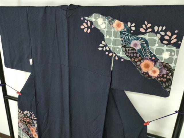 平和屋着物●訪問着　絞り　辻が花　正絹　逸品　DABI5253op
