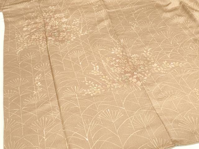 平和屋着物●訪問着　草花　正絹　逸品　DABI5254op