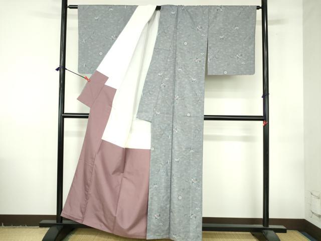 平和屋着物●本場大島紬　9マルキ　総絣　更紗花唐草文　正絹　逸品　DABI5311op