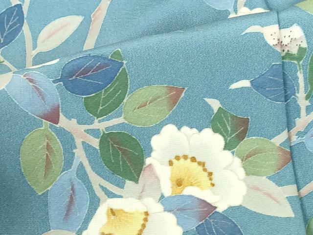平和屋着物●本加賀友禅作家　柿本市郎　訪問着　枝花　正絹　逸品　DABI5313op