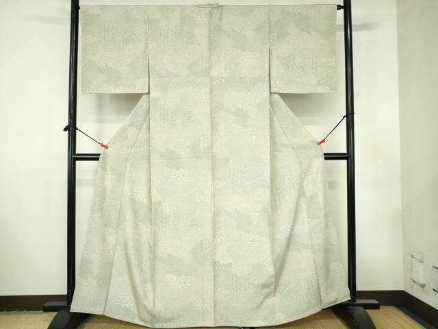平和屋着物●伝統工芸士　保科信　江戸小紋　吉祥花小紋柄　正絹　逸品　DABI5314op