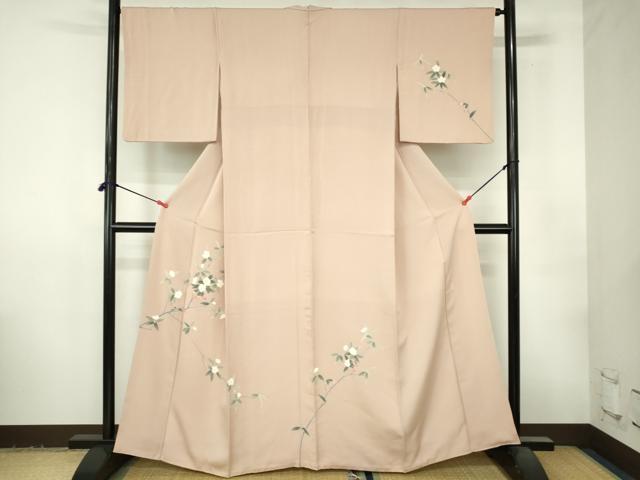 平和屋着物●本加賀友禅作家　南克治　訪問着　枝花　正絹　逸品　DABI5315op