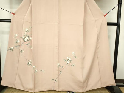 平和屋着物●本加賀友禅作家　南克治　訪問着　枝花　正絹　逸品　DABI5315op