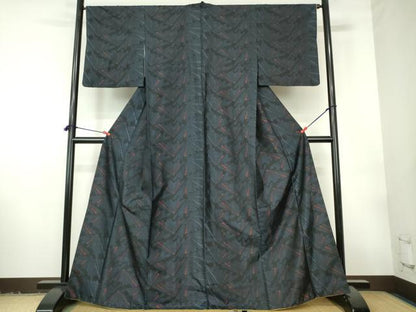 平和屋着物●本場大島紬　裏菊　正絹　逸品　DABI5317op