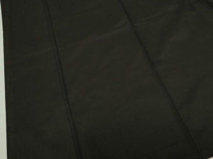 平和屋着物●本場縞大島紬　暗黒色　正絹　逸品　DABI5318op