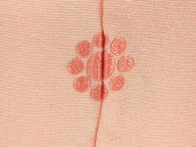平和屋着物▼訪問着　総刺繍　花丸文　金糸　正絹　逸品　DABI5341op