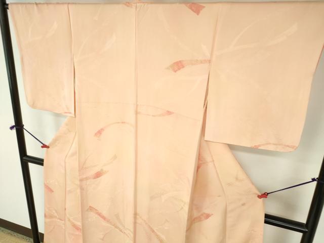 平和屋着物●訪問着　地紋起こし　鬘帯吉祥花文　暈し染め　正絹　逸品　DABI5350op