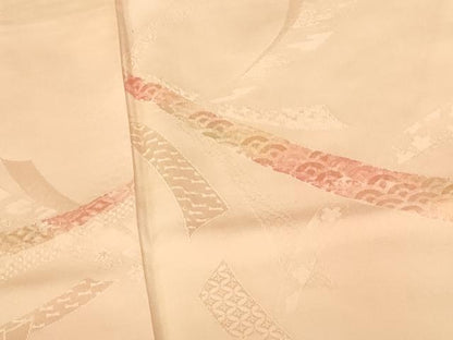 平和屋着物●訪問着　地紋起こし　鬘帯吉祥花文　暈し染め　正絹　逸品　DABI5350op