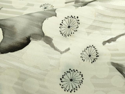 平和屋着物▼豪華振袖　駒刺繍　手描き　牡丹　枝梅　正絹　逸品　DABI5361op