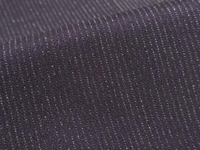 平和屋着物▼上質なお召　縞　銀通し地　正絹　逸品　DABI5365op