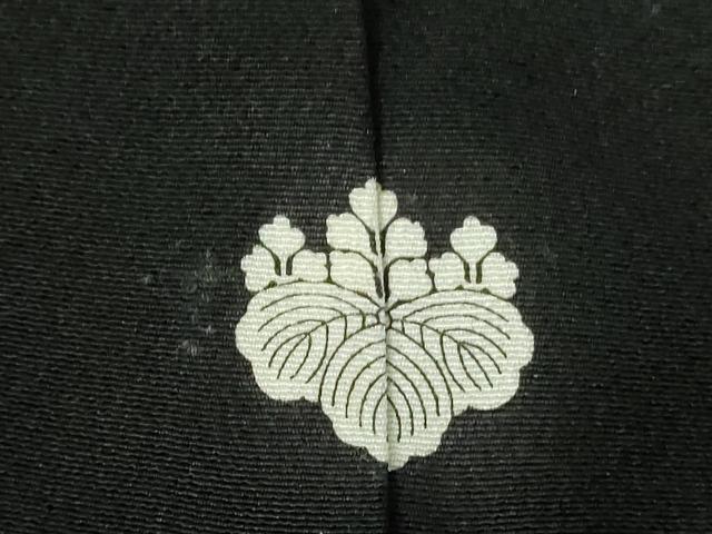 平和屋着物●螺鈿作家　甲斐泰造　黒留袖　螺鈿　御所車花文　金彩　正絹　逸品　DABI5369op