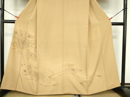 平和屋着物●中国三大刺繍　スワトウ刺繍　汕頭刺繍　総刺繍　訪問着　鳳凰更紗花文　正絹　逸品　DABI5371op