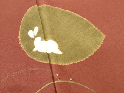 平和屋着物●ファッションデザイナー HIROKO KOSHINO コシノヒロコ 訪問着 刺繍 絞り 跳び兎 露芝 さが美扱い ロング丈 逸品 DABI5399op