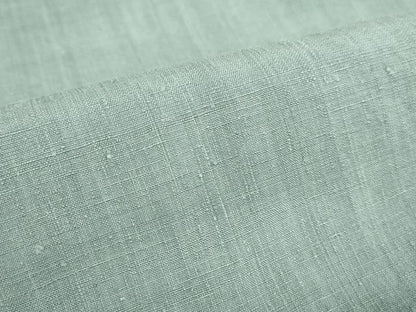平和屋着物●結城紬　湊鼠色　正絹　逸品　DABI5409op